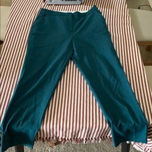 Green topshop pleated pants(part of set)